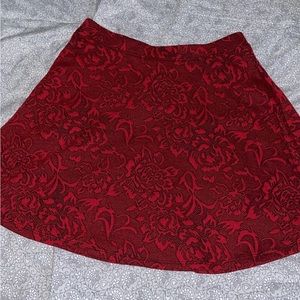 Forever 21 red skirt